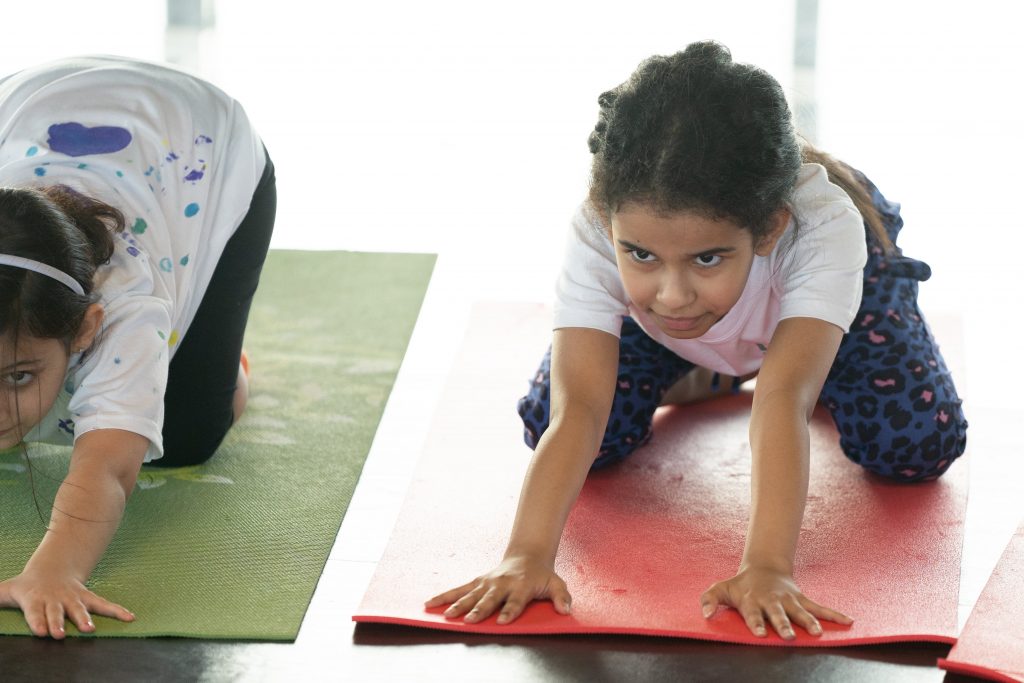 stretch for kids in yoga